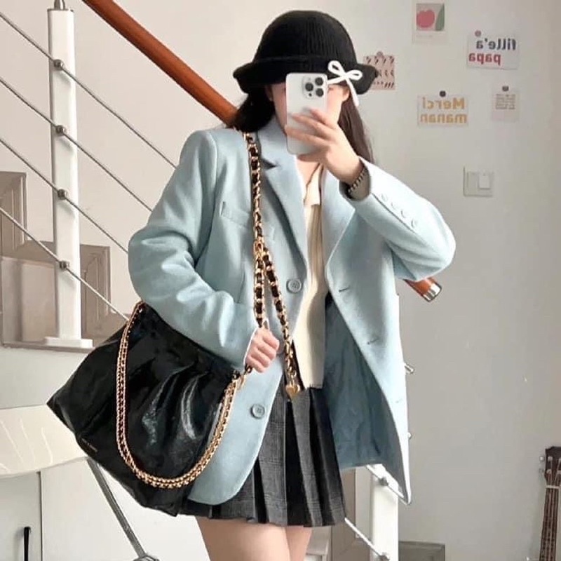 Túi tode da quai xích kèm ví CNK