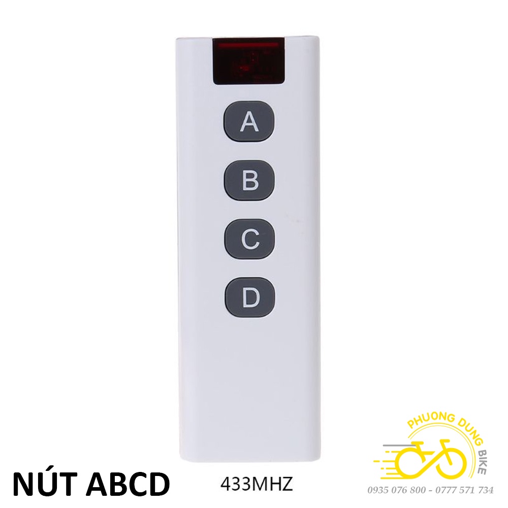 Remote điều khiển từ xa phát sóng RF 433MHz DC 12C