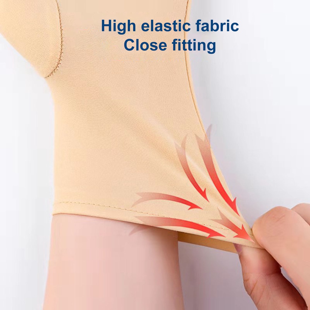 Găng Tay Nửa Ngón Siêu Mềm Thoáng Khí Thân Thiện Với Da Chống Nắng UV Spandex Dùng Khi Lái Xe