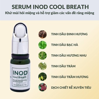 Combo 2 chai tinh dầu răng miệng inod cool breath