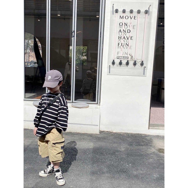 Quần kaki bé trai túi hộp QB330 sz 100-150, cạp chun dây rút, thời trang hè năng động cho bé 2023