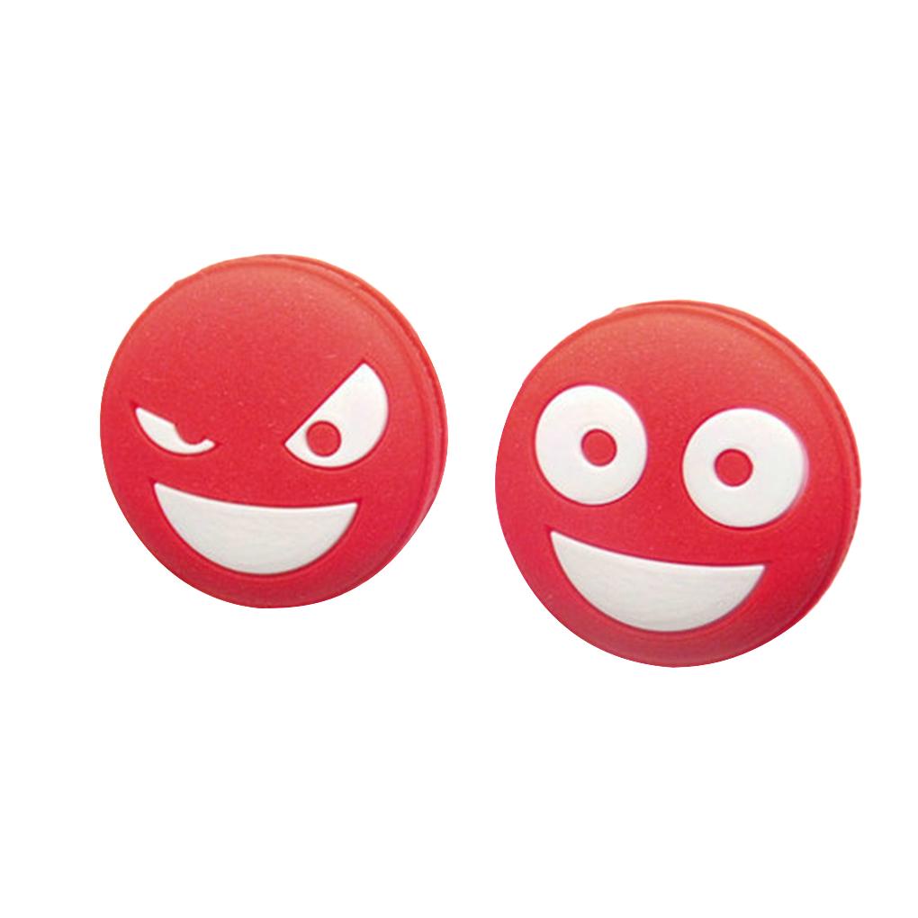 Bộ 6 Phụ Kiện Gắn Bảo Vệ Vợt Tennis Chống Rung In Hoạt Hình Dễ Thương