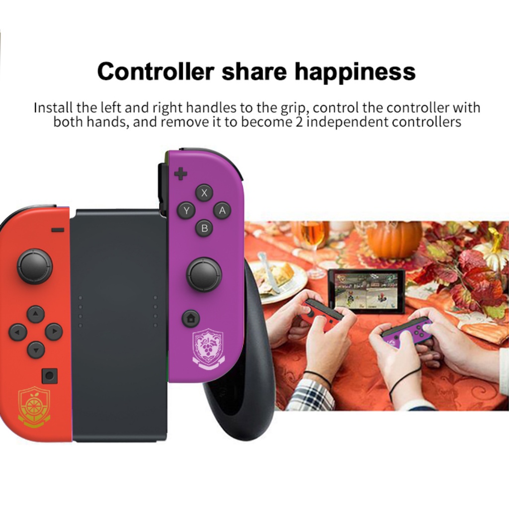 Bộ Điều Khiển Không Dây Cho Nintendo Switch &amp; Switch Oled JoyCon Hỗ Trợ Rung Thức Và Chụp Màn Hình