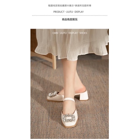 Giầy hở hậu - sục đá size từ 31,32,33