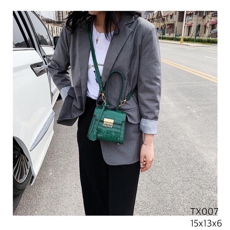 XẢ KHO Túi Da Vân Rắn Hàng QC