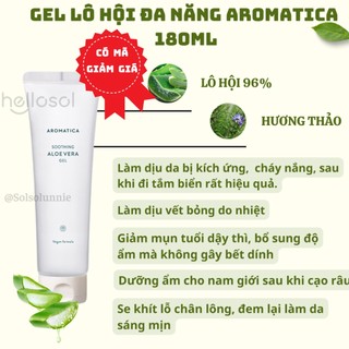 Aro_001 gel lô hội aromatica 180ml