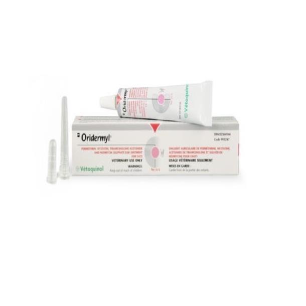 ORIDERMYL Dung dịch vệ sinh tai, viêm tai, hôi tai, rận tai cho chó mèo 10g