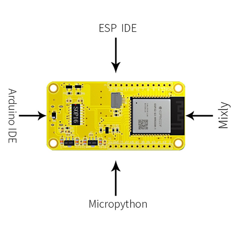 Bảng Mạch Phát Triển ESP32 S3 LVGL Wifi BT 1.9Inch TFT- ESP32-1732S019