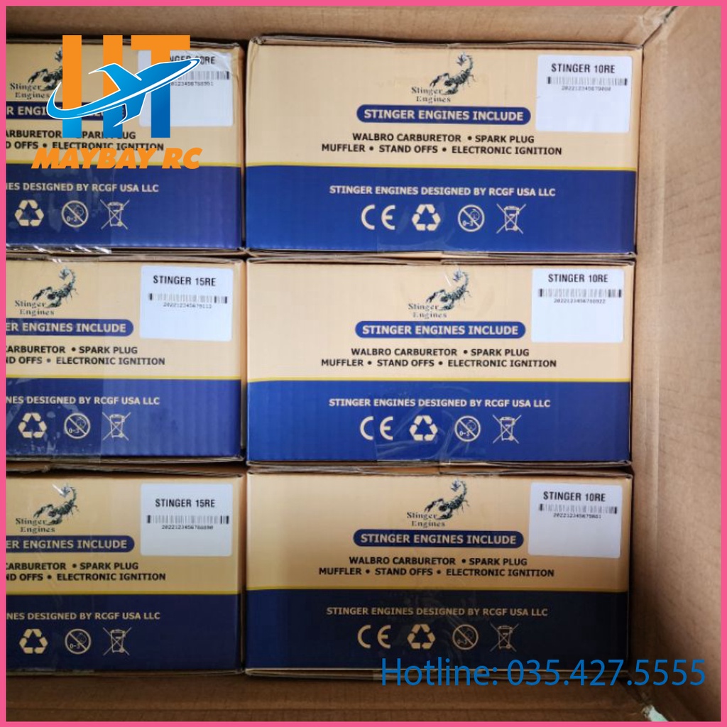 Động cơ 2 thì RCGF Stinger 10cc cho máy bay điều khiển từ xa