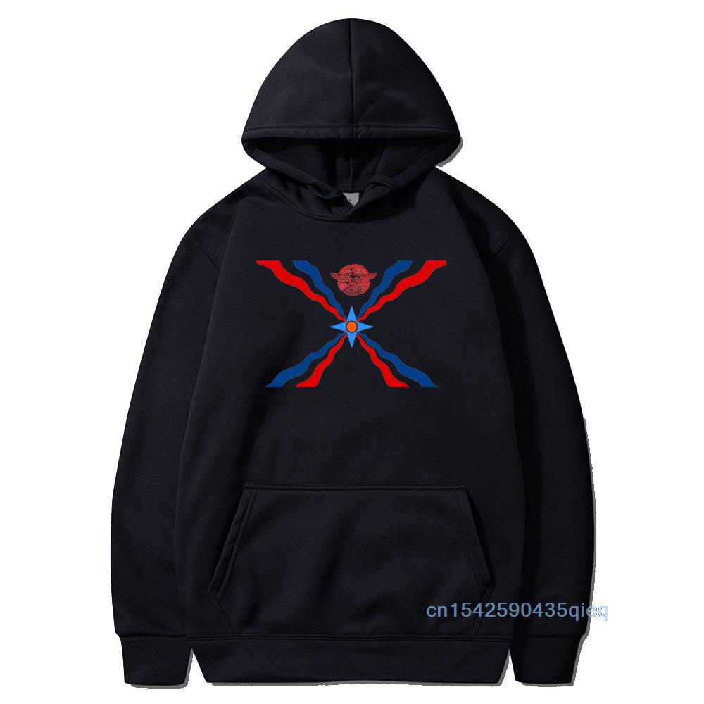 Áo Hoodie In Hình Lá Cờ Assyrian Thiết Kế Mới Nhất Dành Cho Học Sinh#Áo Sweater Tay Dài Màu Đen Size Lớn 39; s Team 39 Cho Người Lớn