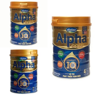 SỮA BỘT DIELAC ALPHA GOLD 1/2/3/4 850G