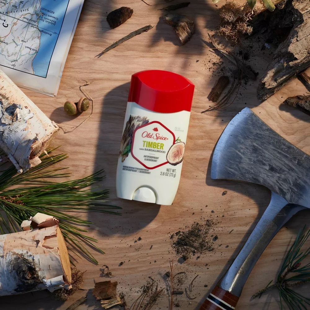 Lăn Sáp Khử Mùi Old Spice TIMBER ANTI PERSPIRANT 73g