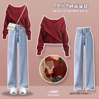 Set áo đỏ kèm quần suôn diện Tết du Xuân #8