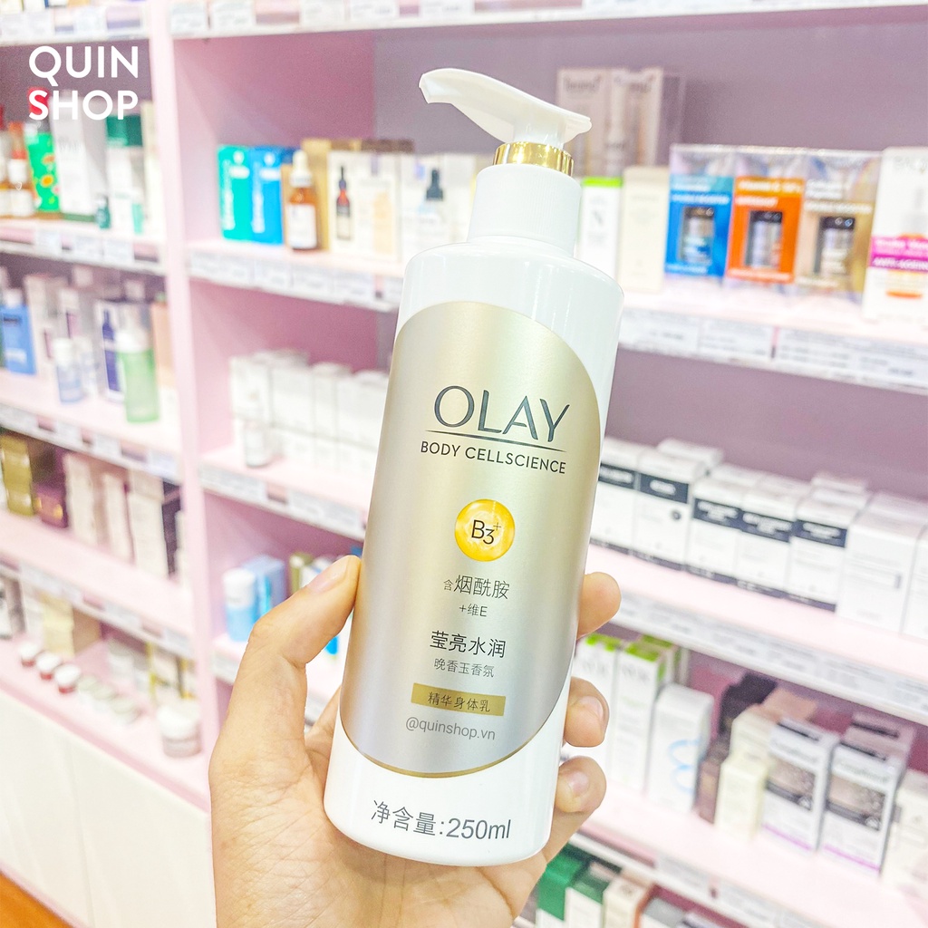 Sữa Dưỡng Thể Trắng Da, Chống Lão Hóa Olay Body Cellscience B3 + Retinol, B3 + Vitamin C, E Body Lotion