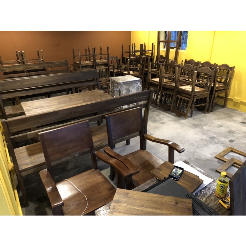Sofa cổ decor quán cà phê, quán trà chanh