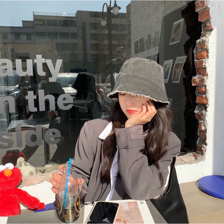 Mũ bucket cao cấp trơn vành nón tai bèo nữ nam phong cách Hàn Quốc thời trang cháy phố siêu hit hot giá rẻ PUKIXI M102