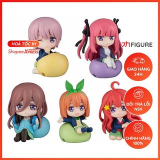  Mô Hình Chính Hãng Anime Set 5 Nhân Vật Hugcot Gotoubun no Hanayome Trading Figure  Bandai  NEW 