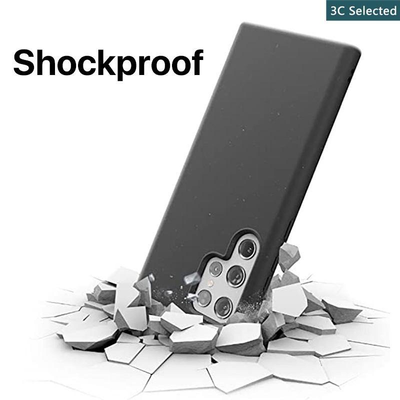 Ốp lưng Samsung S23 Ultra Plus S23+ Chống dấu vân tay Chống sốc Bảo vệ Màn hình Máy ảnh Case eco-friendly Samsung Galaxy S23 Ultra Plus 4g 5g silicon airbag matte soft