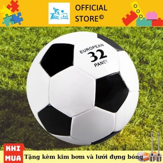 Qủa bóng đá bằng da cho bé size số 2, 3, 4 giá rẻ chất lượng [Tặng kèm kim bơm bóng]