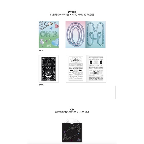 Album OMG Message NewJeans