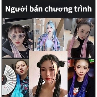 Tóc giả MISS FANCY thắt bím dài 60cm phong cách hip hop thời trang cá tính cho nữ