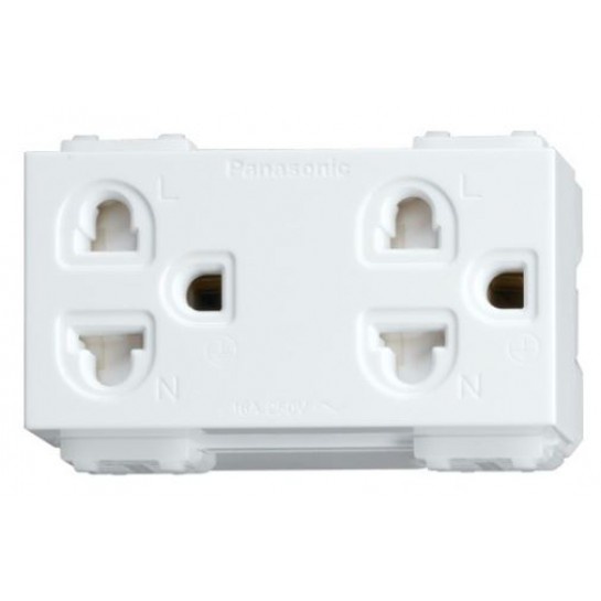 Ổ cắm đơn, đôi có màn che WEV1081SW, WEV1181SW, WEV1582SW Panasonic