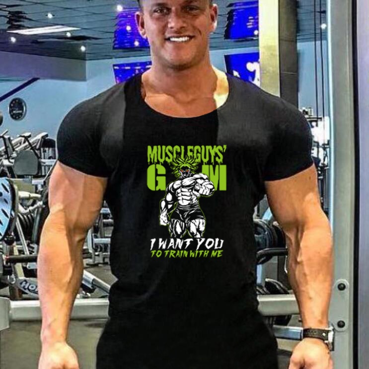 Áo Thun Thể Thao Cotton Tay Ngắn Thoáng Khí Thời Trang Cho Nam