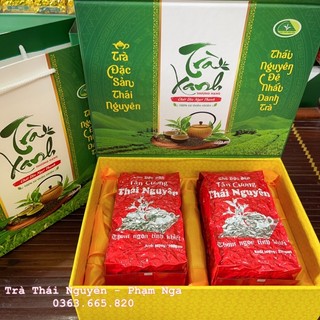 Hộp Quà Tặng Trà Cao Cấp Bao Gồm 400gram Trà - Trà Thái Nguyên Phạm Nga
