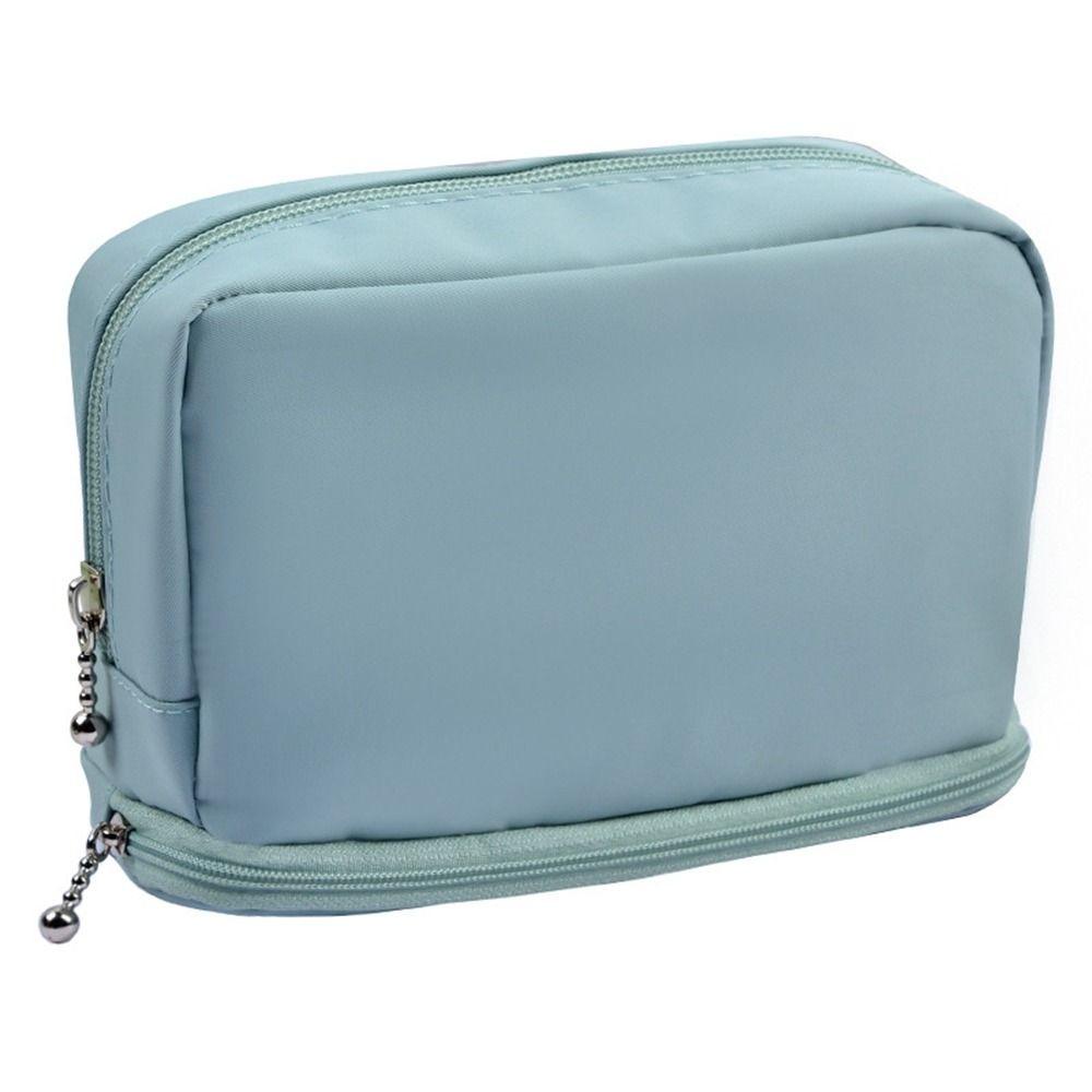 Túi Đựng Mỹ Phẩm WMES15H Bằng Nylon Hình Vuông Sức Chứa Lớn Tiện Dụng Mang Theo Du Lịch