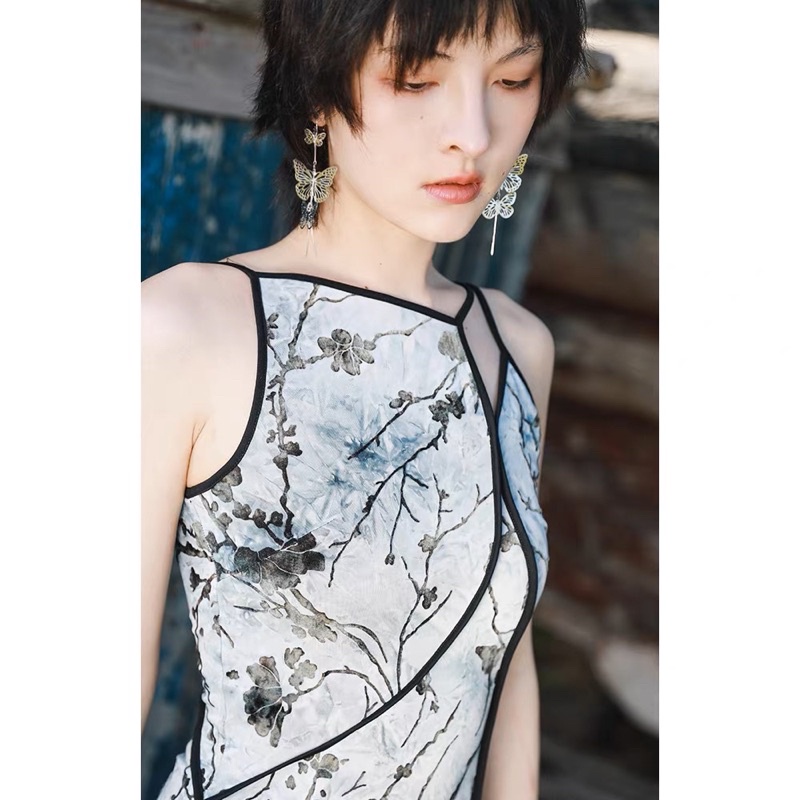 Bông tai thời trang phong cách hàn quốc - Khuyên tai dáng dài cá tính - Maben