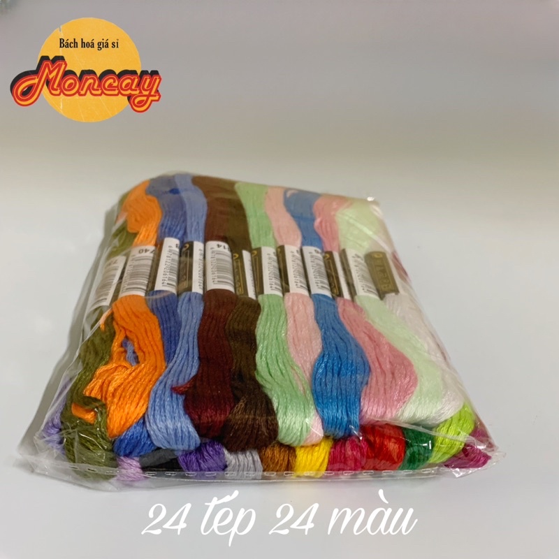 Set 150- 200 -447 tép chỉ thêu DC