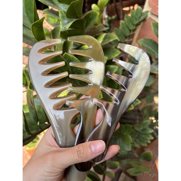 Lược sừng trâu Thuỵ Ứng MNISTORE để ví tiện lợi size 10-16cm giá tốt