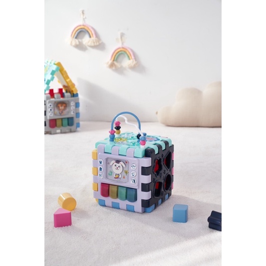 Khối Lập Phương Rubik 6IN1 Haave Bricks đồ chơi trẻ em nội địa Hàn Quốc