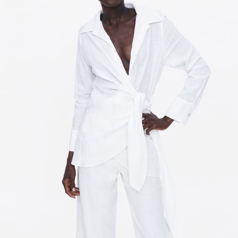 Áo sơ mi linen ZARA