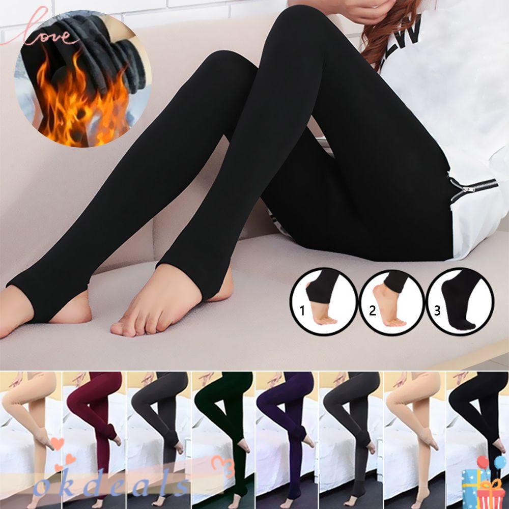 Okdeals Quần Tất Bó Sát Không Đường May Gợi Cảm Cổ Điển Thời Trang