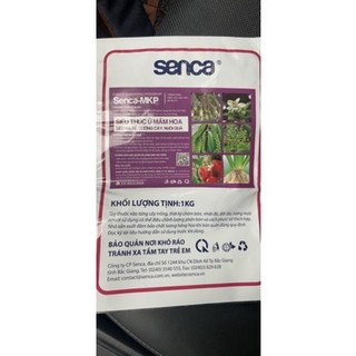 Phân bón Senca MKP ( Siêu thúc mầm hoa, ra rễ, dưỡng cây, nuôi quả, túi 1kg)