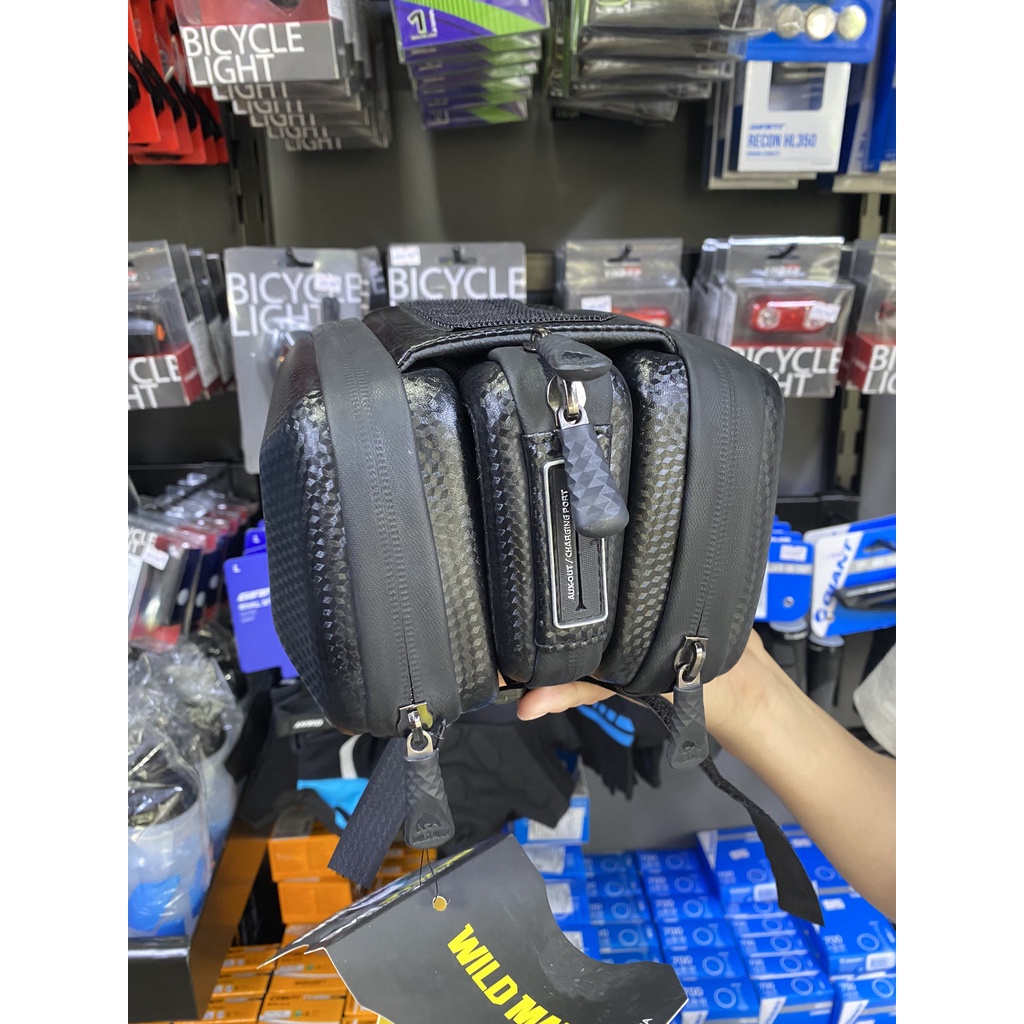 [FREESHIP] Túi Sườn Xe Đạp 190x160x145mm WILD MAN WM03 Bicycle Frame Bag