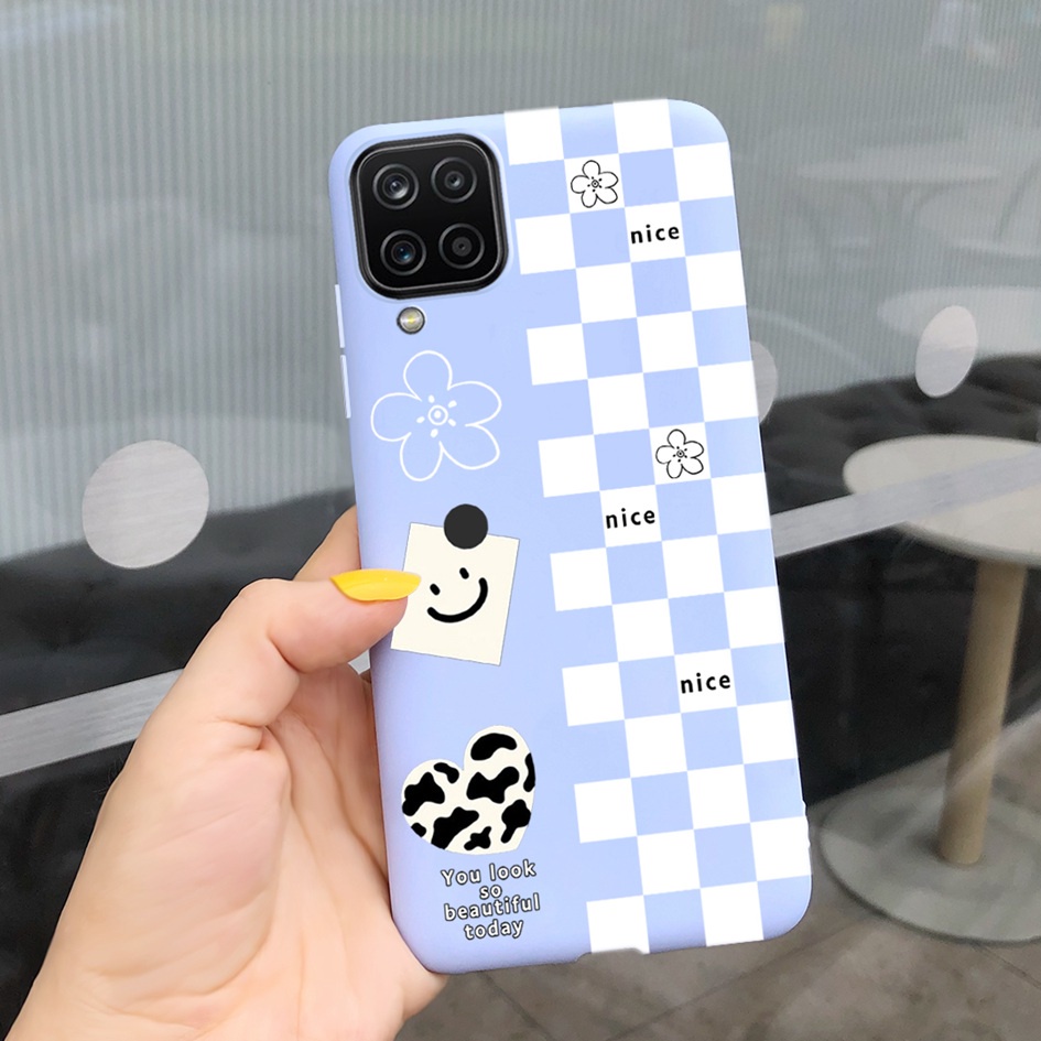 Ốp Điện Thoại TPU Dẻo Họa Tiết Hoạt Hình Màu Sắc Ngọt Ngào Xinh Xắn Cho Samsung Galaxy A12 SM-A125F Samsung M12 5G A 12 M 12