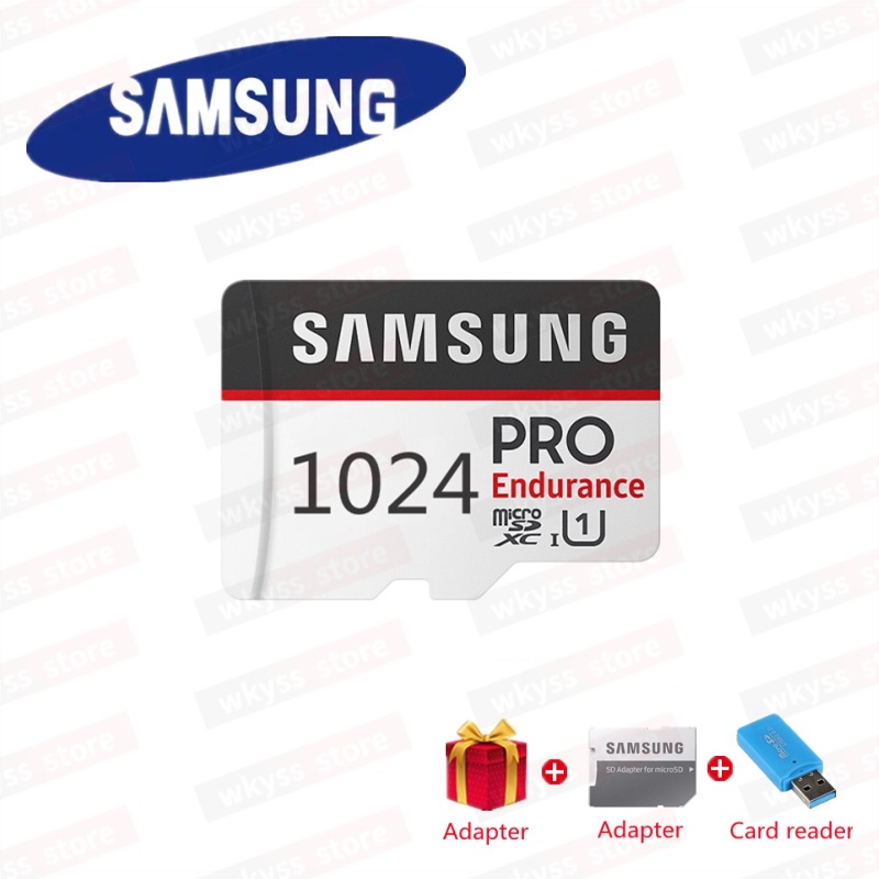 SAMSUNG Thẻ Nhớ MicroSD PRO 16GB 32G 100MB / s 128GB 256GB 512GB 1024GB SDHC C10 TF UHS-I 64GB