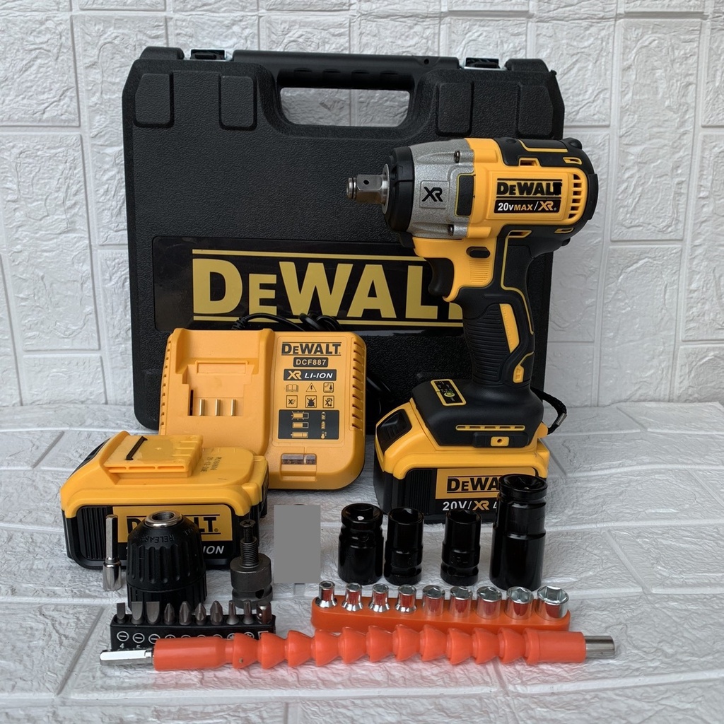 Máy SIẾT BULONG DEWALT 20V DFC887 ĐỘNG CƠ KHÔNG CHỔI THAN HÀNG CAO CẤP