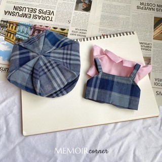 Outfit Doll 15cm 20cm - Bộ đồ Blush Navy