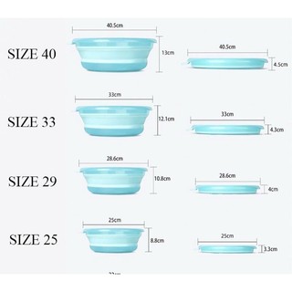 Thau trộn mồi silicon có thể thu gọn