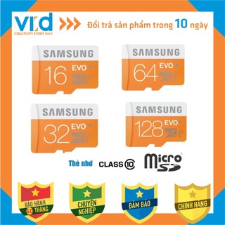 Thẻ nhớ SamSung Micro SDXC UHS-1 Card 128GB, 64GB, 32GB, 16GB - Bảo hành 5 năm