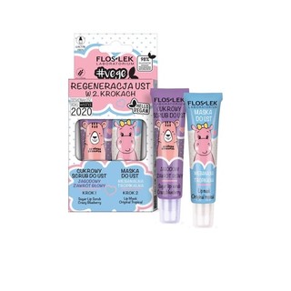 Set tẩy da chết và son dưỡng organic Floslek