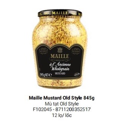 Mù tạt Maille DIJON, OLD STYLE (Size lớn) Nhập khẩu Pháp