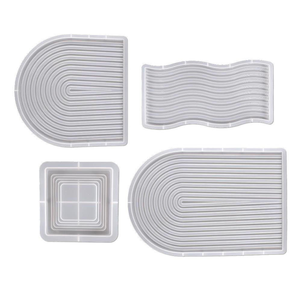 JONYE Khuôn Silicone Làm Bánh Hình Học Tiện Dụng