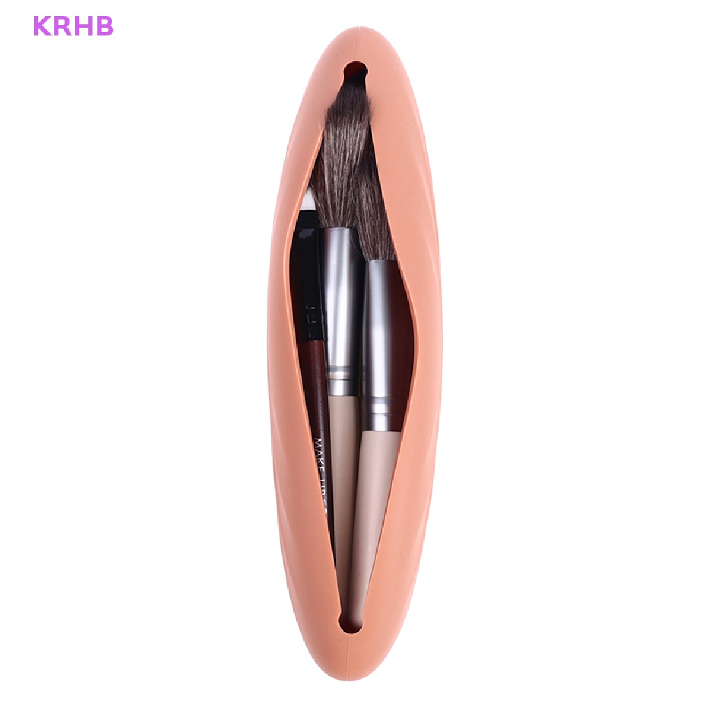 Túi Đựng Cọ Trang Điểm Bằng Silicone Chống Nước Mới