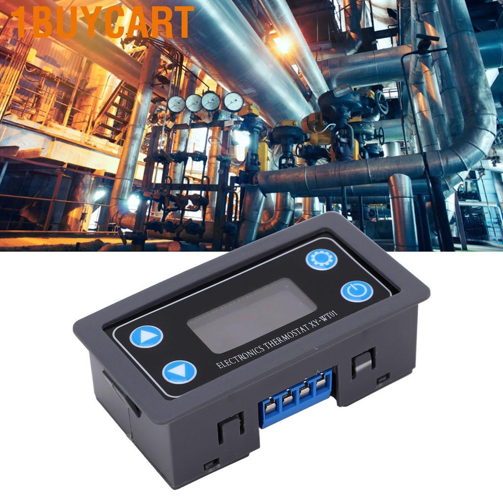1buycart Digital Temperature Controller Module LCD Audible and Visual Alarm Data Transmission Electric Thermostat 250VAC