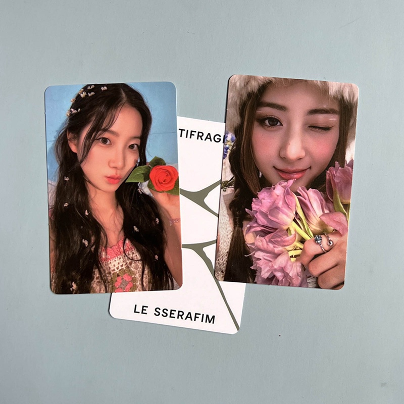Set 5 Tấm Ảnh Lomo Card LE SSERAFIM ANTIFRAGILE Nhóm Nhạc Kpop