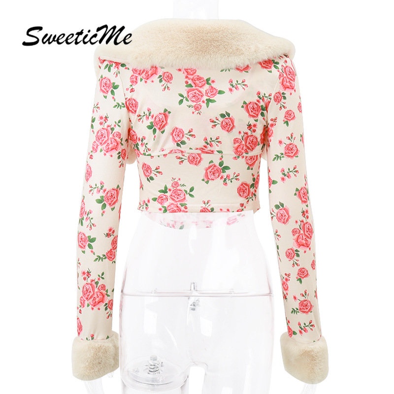 Áo Thun Tay Dài Cổ Lọ Dáng Ôm In Họa Tiết Thời Trang 2023 Cho Bạn Gái